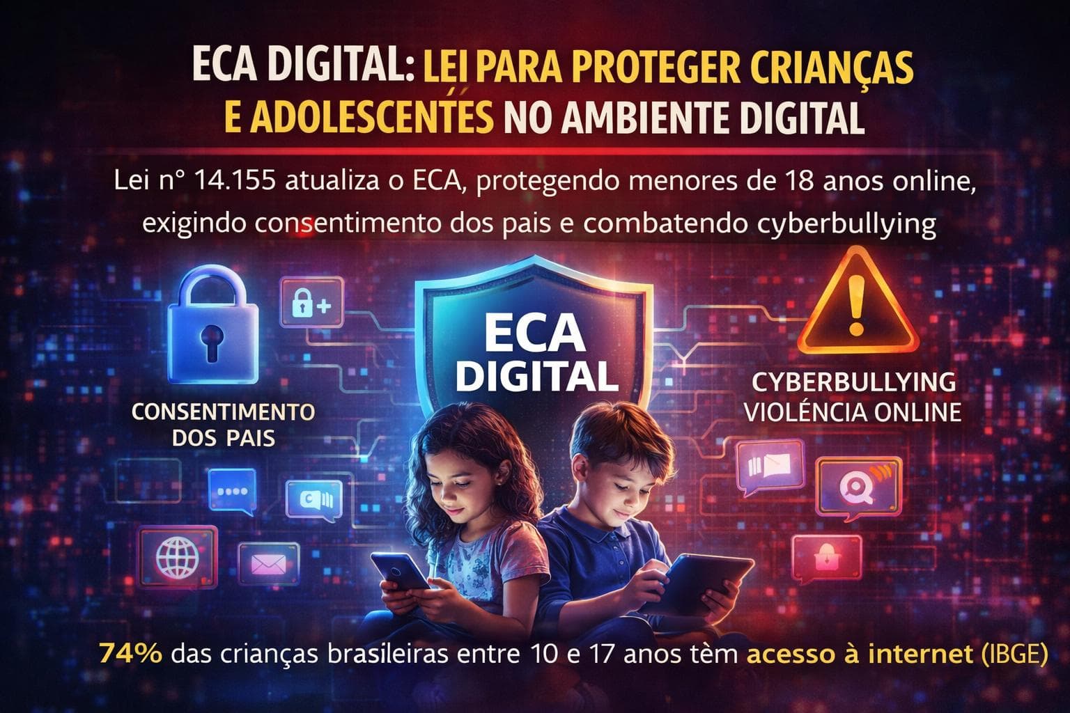 Proteja Seu Filho no Mundo Digital: Entenda o ECA Digital e Seus Direitos