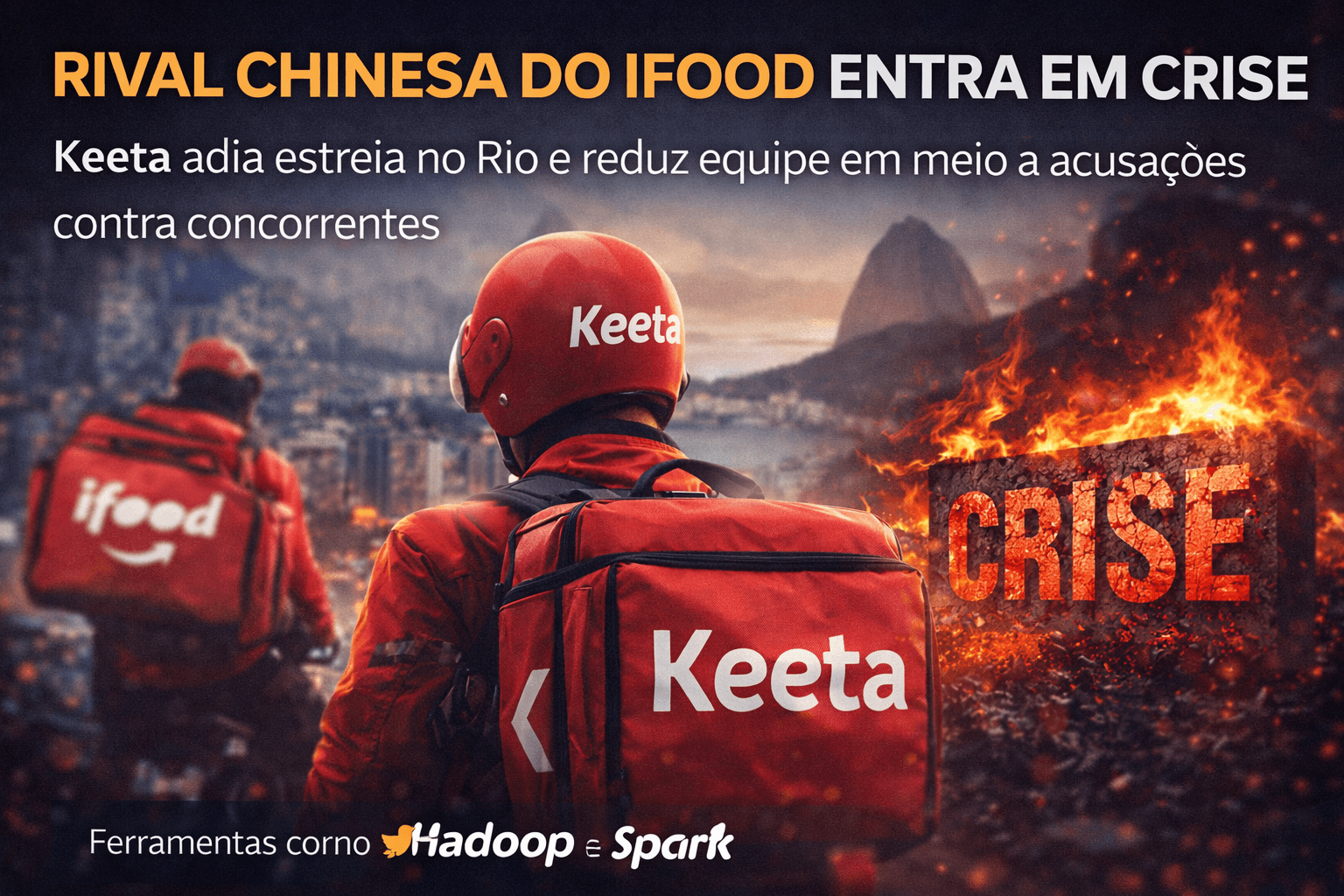Rival chinesa do Ifood entra em crise; Keeta empresa adia estreia no Rio e reduz equipe em meio a acusações contra concorrentes