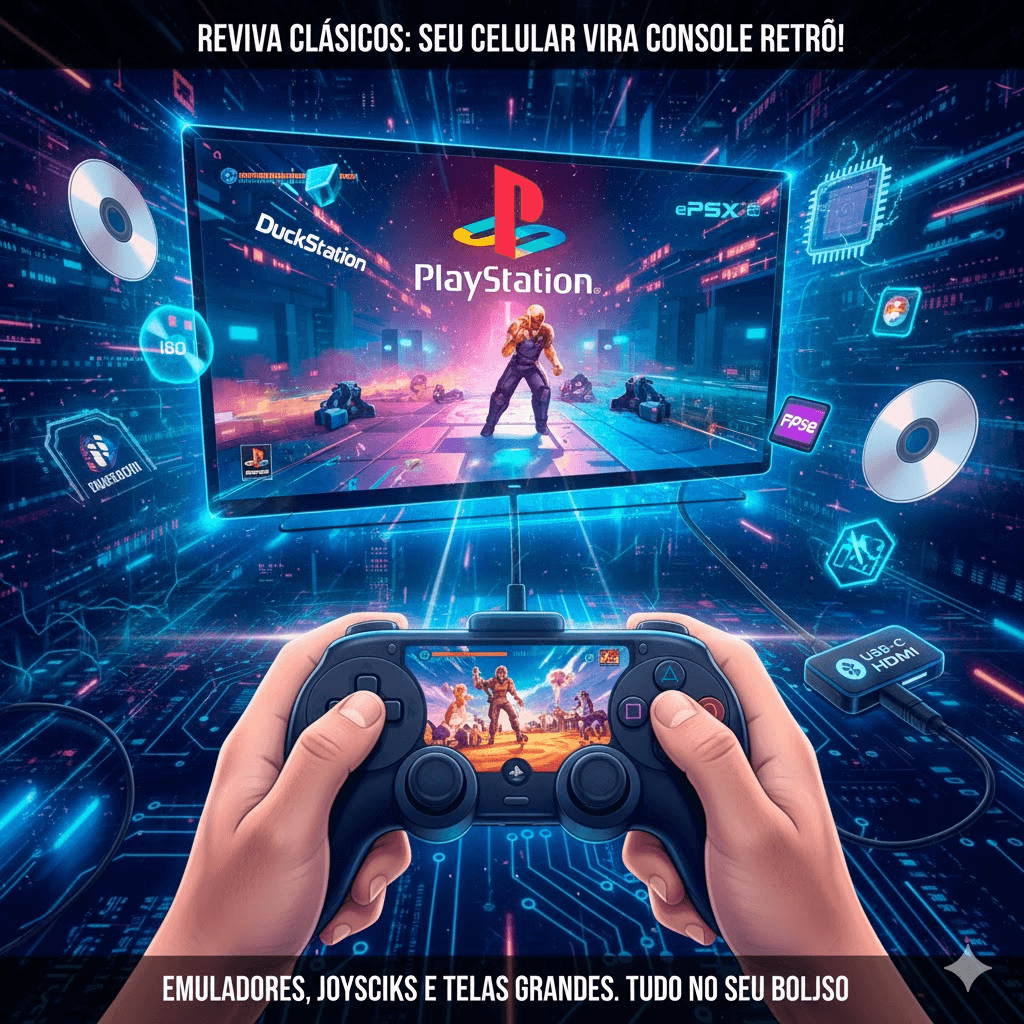 Reviva Clássicos no Seu Bolso Transforme Seu Celular em um Console de Jogos