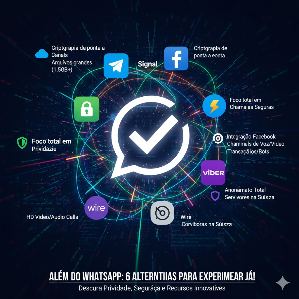 Além do WhatsApp 6 opções de aplicativos de mensagens que você deve experimentar agora