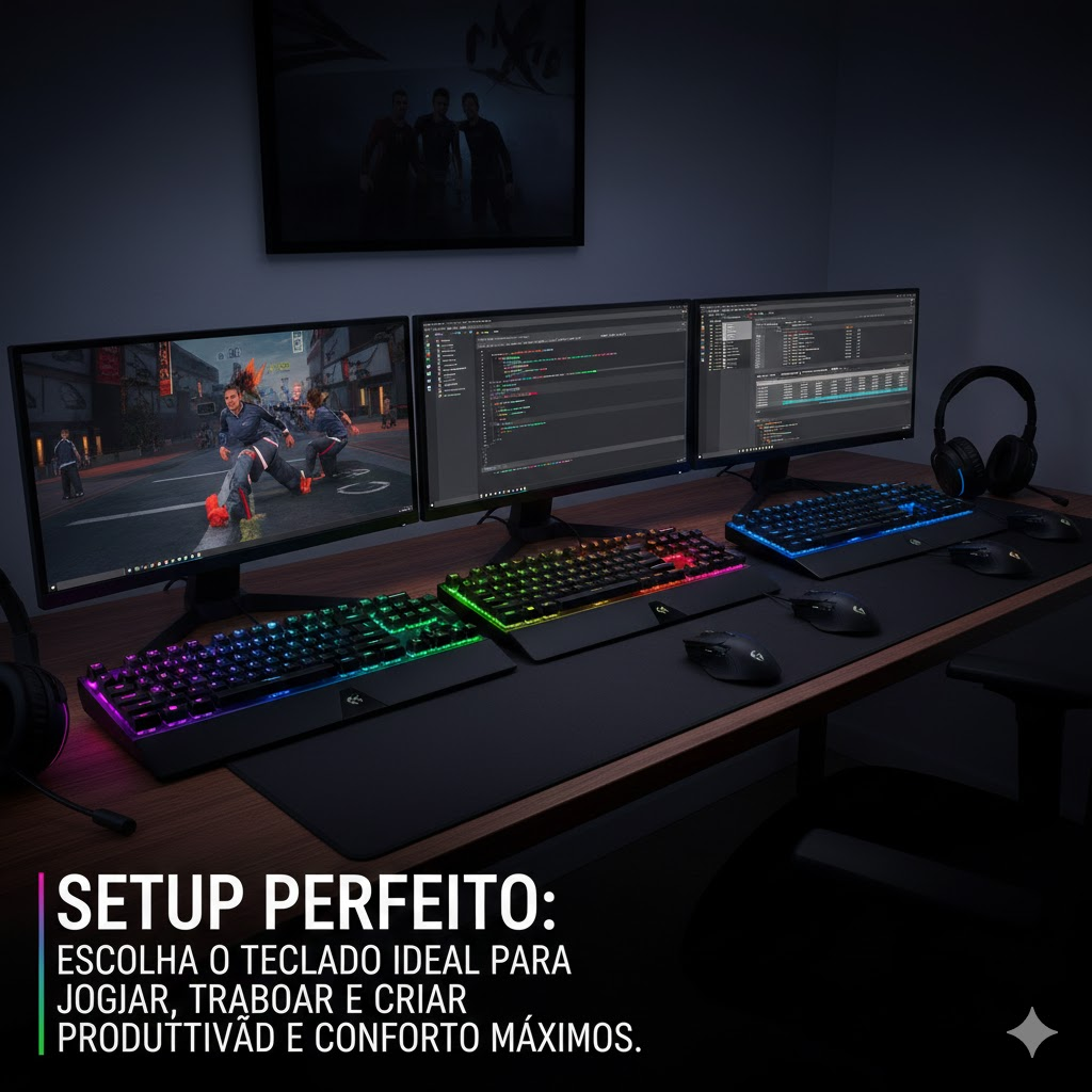 Escolha o Teclado Perfeito para o Seu Setup