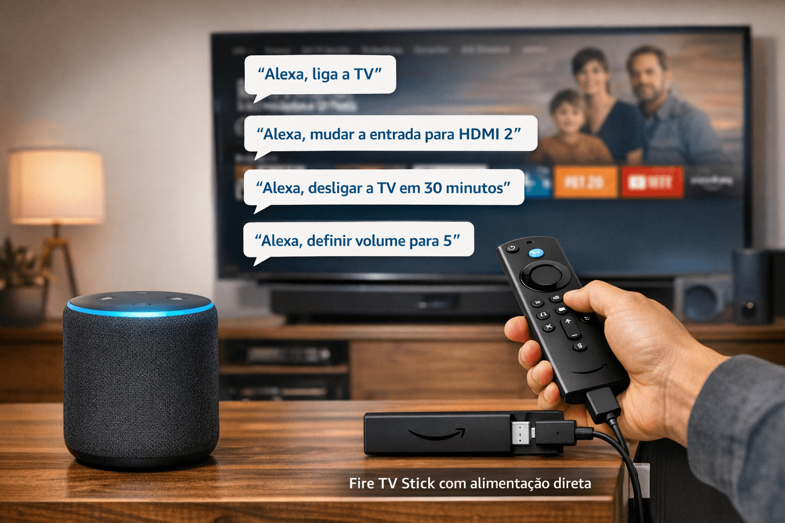 Controle Total com Voz Alexa Domine sua TV Som e Streaming com Comandos de Voz