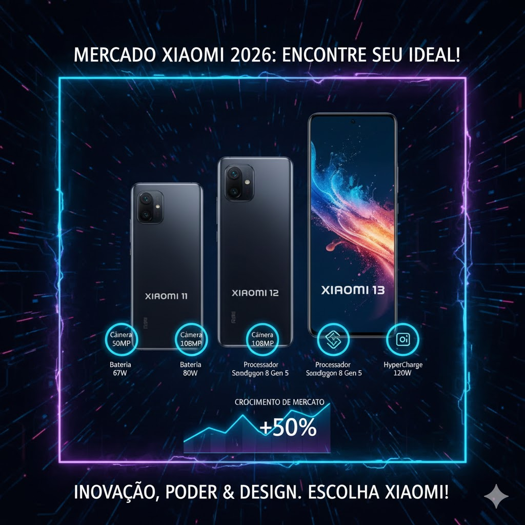 Escolha Perfeita entre os Celulares Xiaomi em 2026