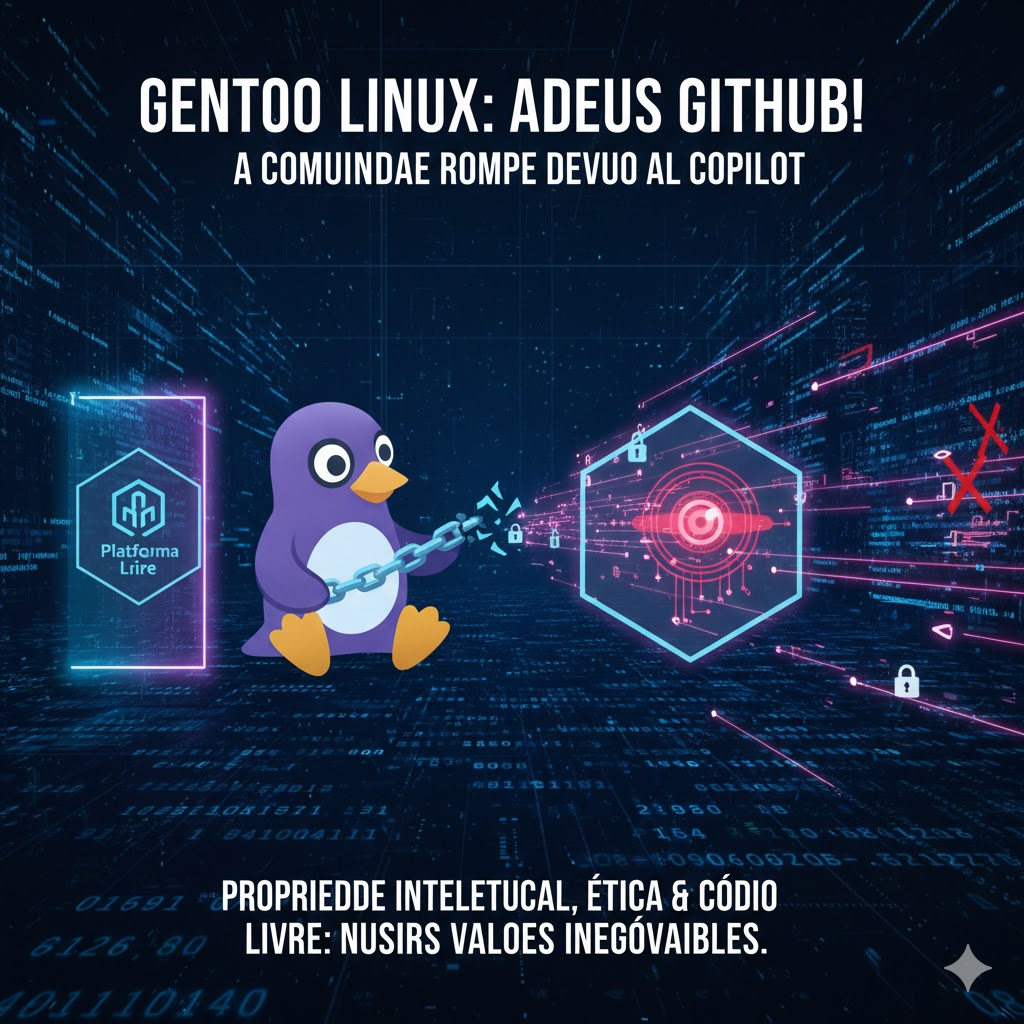 Gentoo Linux Rompe com o GitHub devido ao Assediante Copilot da Plataforma