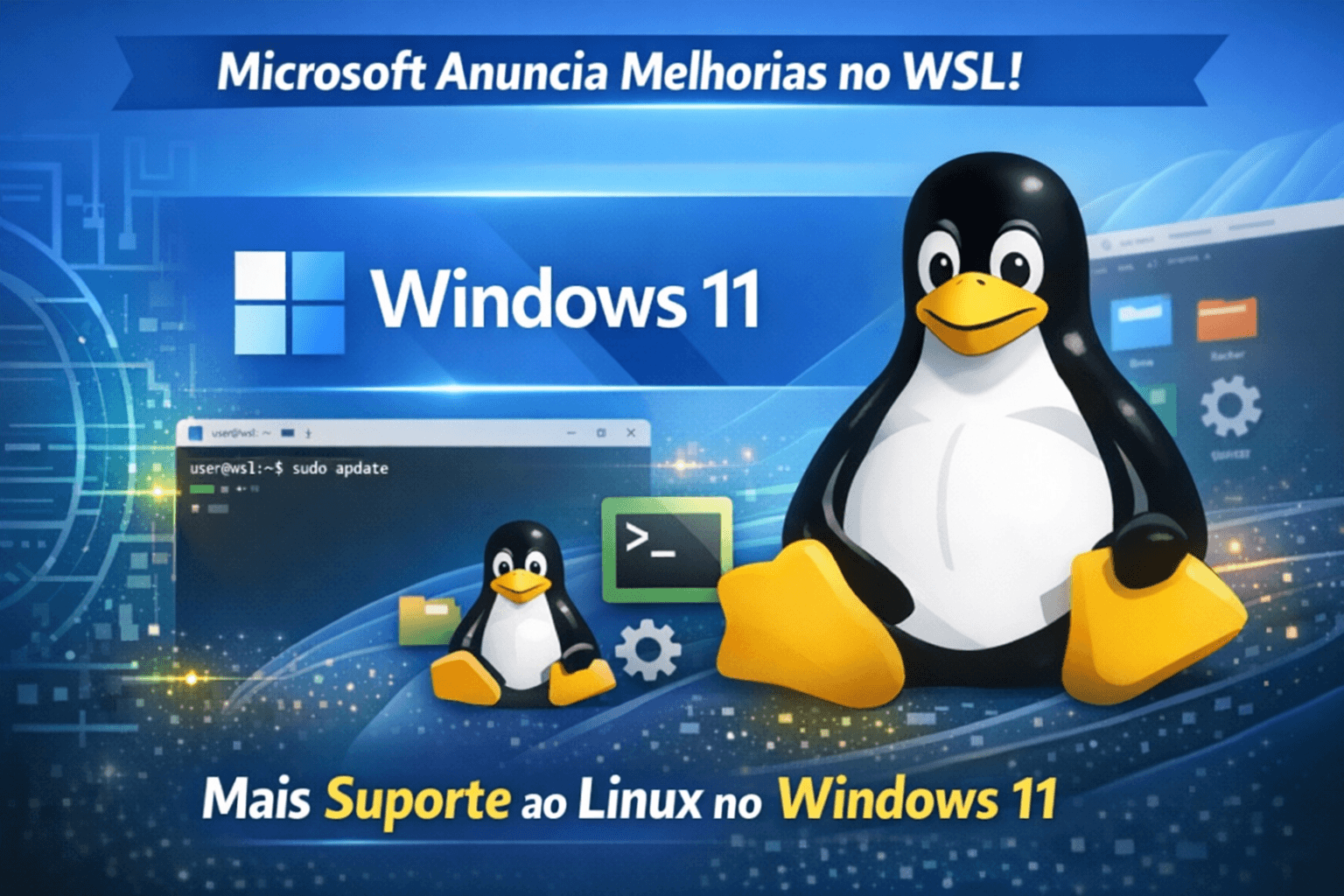 Windows 11 recebe atualização para tornar o Linux ainda mais nativo
