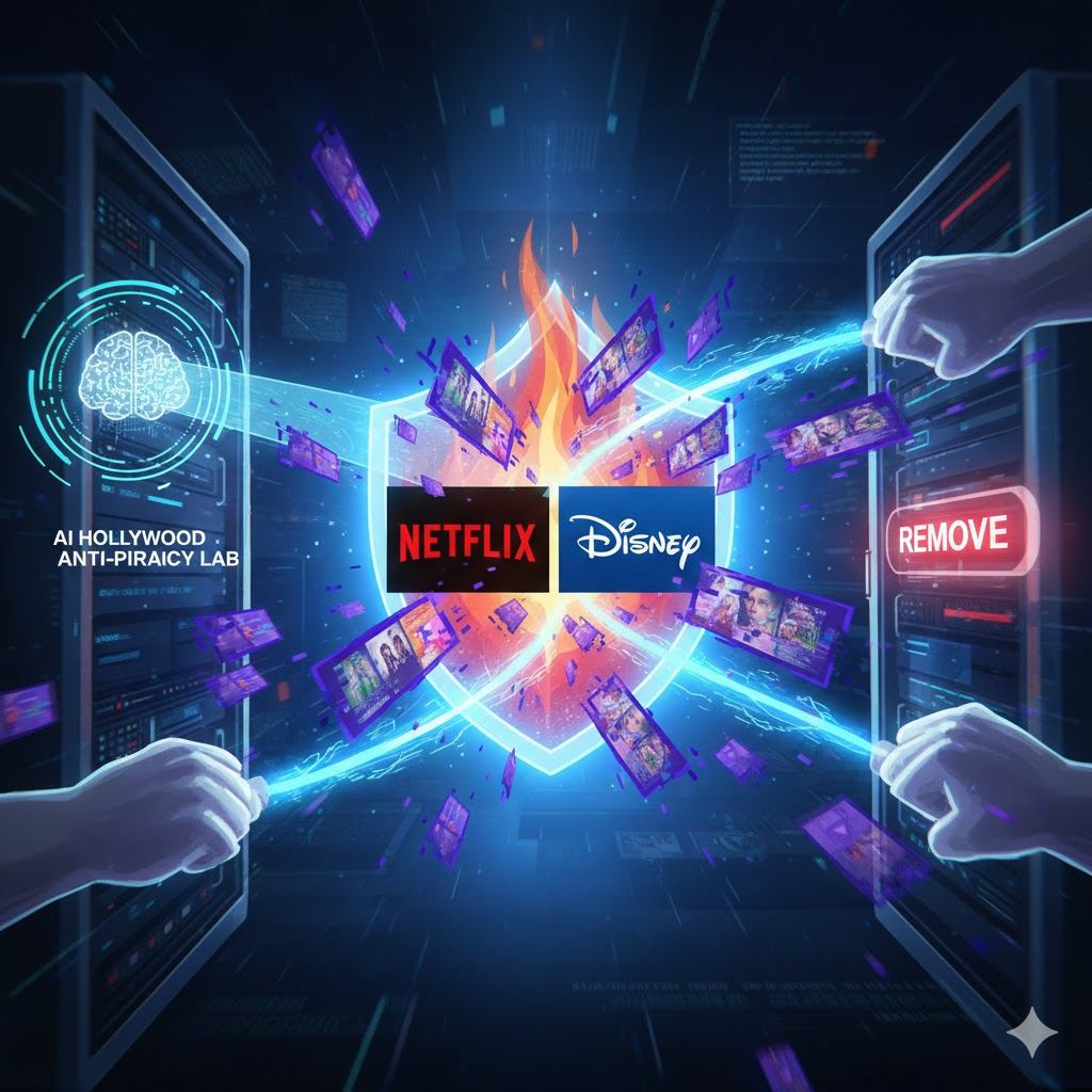 Estúdios de Hollywood em Guerra Contra Inteligência Artificial que Gera Conteúdo Pirata